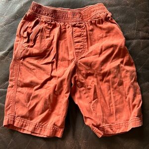 Tea brand shorts rusty orange